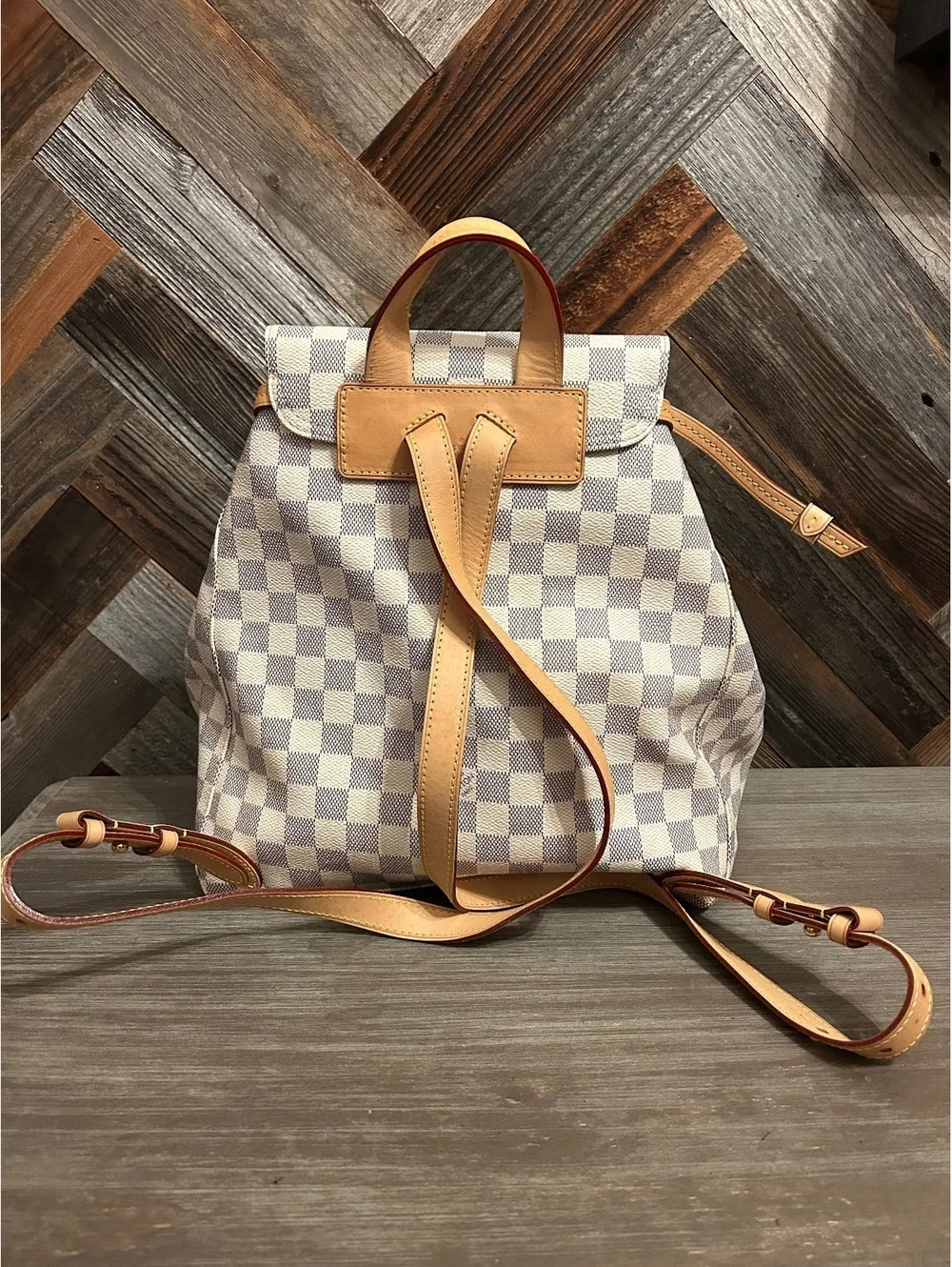 Louis Vuitton Damier Azur Sperone Backpack